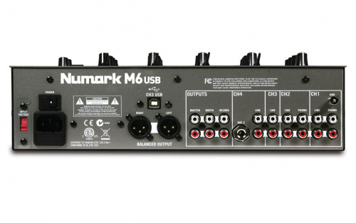 DJ-микшерный пульт Numark M6 USB - JCS.UA фото 3