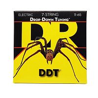 Струны DR STRINGS DDT7-11 DDT DROP DOWN TUNING ELECTRIC - EXTRA HEAVY 7 STRING (11-65) - JCS.UA