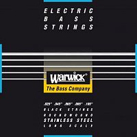 Струни для бас-гітари WARWICK 40311 Black Label Medium 5-String High C (25-105) - JCS.UA