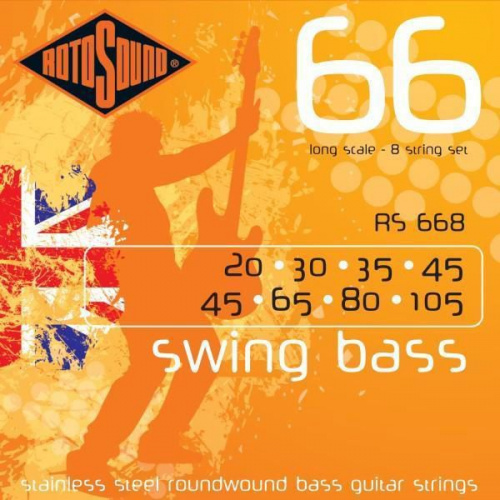 Струны для бас-гитар Rotosound RS668 - JCS.UA