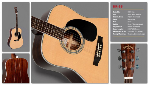 Акустическая гитара Sigma DR-35 - JCS.UA фото 2