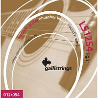 Струны для акустической гитары Gallistrings LS1254 LIGHT - JCS.UA