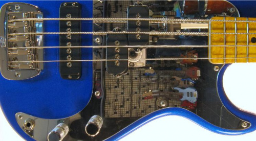 Бас-гітара G & L SB2 FOUR STRINGS (Electric Blue, maple, mirror) №CLF51087 - JCS.UA фото 4