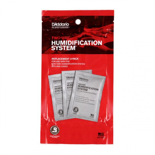 Сменные пакеты D'ADDARIO PW-HPRP-03 Two-Way Humidification Replacement 3-Pack - JCS.UA