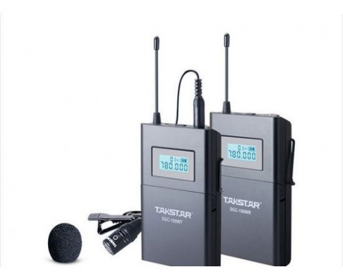 Бездротова мікрофонна система для відеозапису Takstar SGC-100W - JCS.UA