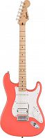 Електрогітара SQUIER BY FENDER SONIC STRATOCASTER HSS MN TAHITY CORAL - JCS.UA