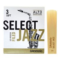 Палиця для альт саксофона D'ADDARIO RSF10ASX3S Select Jazz - Alto Sax Filed 3S (1шт) - JCS.UA