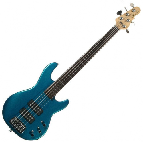 Бас-гитара G&L L2500 FIVE STRINGS (Emerald Blue, ebony, fretless) №CLF48200 - JCS.UA фото 2