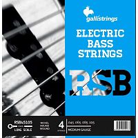 Струни для бас-гітари Gallistrings RSB45105 4 STRINGS MEDIUM - JCS.UA