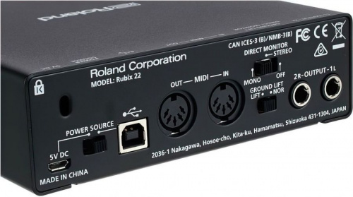 Аудиоинтерфейс Roland Rubix22 - JCS.UA фото 4