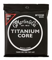 Струни MARTIN MTCN160 Titanium Core Light (12-55) - JCS.UA