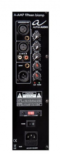 Активная акустическая система Alpha Audio A-Amp fifteen Biamp 15 - JCS.UA фото 2