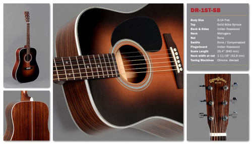 Акустична гітара SIGMA GUITARS DR-1ST-SB - JCS.UA фото 2