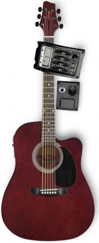 Гитара электроакустическая Stagg SW203CETU-TR - JCS.UA