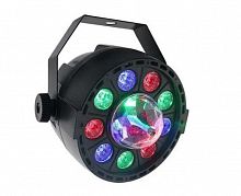 Пар New Light PL-99C Mini LED PAR LIGHT 9*1W with crystall ball - JCS.UA