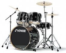 Ударна установка Sonor F 1007 Stage 1 Drum Set (Black) - JCS.UA