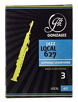 Тростина для сопрано саксофон Gonzalez Soprano Sax Local 627 Jazz 3 - JCS.UA