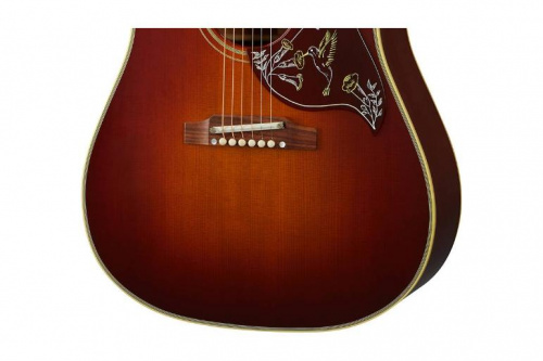 Гітара акустична GIBSON CUSTOM SHOP 1960 HUMMINGBIRD ADJUSTABLE SADDLE HERITAGE CHERRY SUNBURST - JCS.UA фото 4