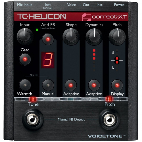 Вокальний процесор TC-Helicon VoiceTone Correct XT - JCS.UA