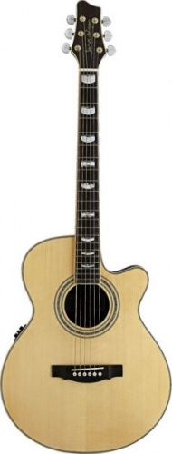 Міні джамбо електроакустична гітара Stagg NA74MJCBB - JCS.UA